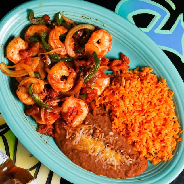 Shrimp A La Mexicana.