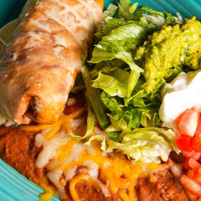 Chimichangas.