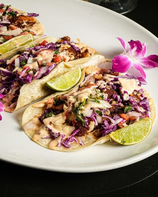 Fish Tacos Lunch.